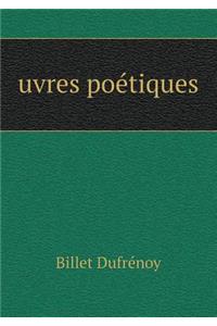 uvres poétiques