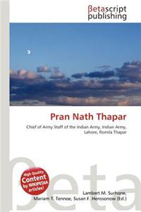 Pran Nath Thapar