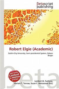 Robert Elgie (Academic)