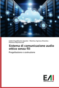 Sistema di comunicazione audio ottico senza fili