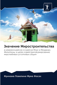 Значение Миростроительства