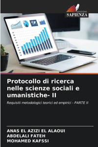 Protocollo di ricerca nelle scienze sociali e umanistiche- II