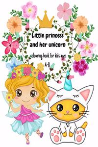 Little princess and her unicorn
