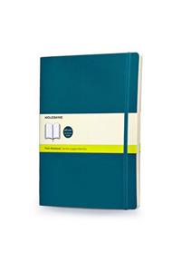 Moleskine Soft Extra Large Underwater Blue Plain Notebook