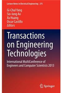 Transactions on Engineering Technologies