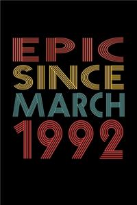 Epic Since March 1992
