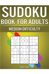 Sudoku Book for Adults Medium Difficulty