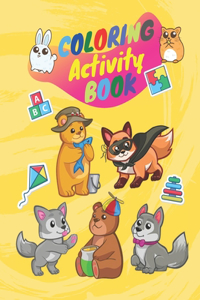 Coloring activity book