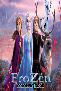 Frozen coloring book
