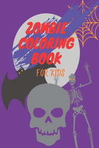 Zombie coloring book for kids