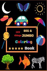 123 things BIG & JUMBO Coloring Book