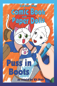 Color Me Comic Book with Paper Dolls