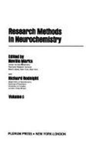 Research Methods in Neurochemistry