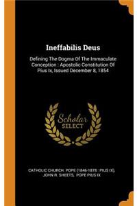 Ineffabilis Deus