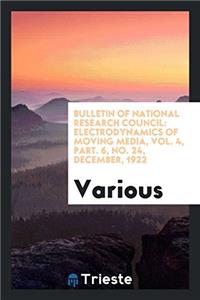Bulletin of National Research Council