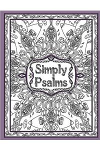 Simply Psalms: A Christian Adult Coloring Book of Psalm 23, 46, & 121