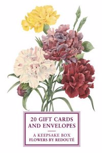 Redoute (Carnations): A Keepsake Box of Cards