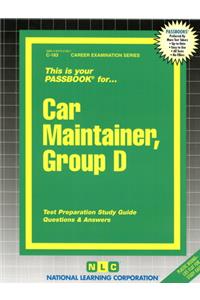 Car Maintainer, Group D