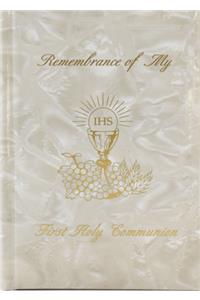 Remembrance of My First Holy Communion-Girl-White Pearl