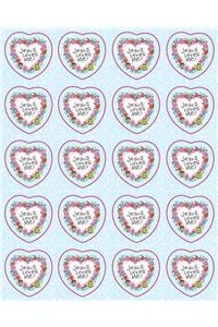 Jesus Loves Me Shape Stickers