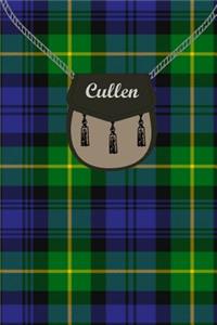 Cullen Clan Tartan Journal/Notebook
