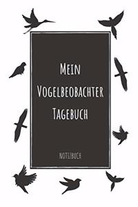 Mein Vogelbeobachter Tagebuch Notizbuch: A5 Notizbuch kariert Geschenk für Vogelbeobachter - Vogelbeobachtung - Vogelbuch - Gartenvoegel - Kalender - Tagebuch für Erwachsene