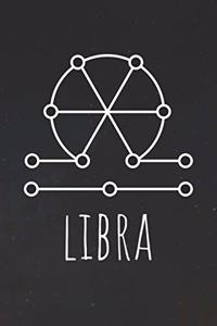 Libra Notebook 'Zodiac Stars' - Zodiac Diary - Horoscope Journal - Libra Gifts for Her