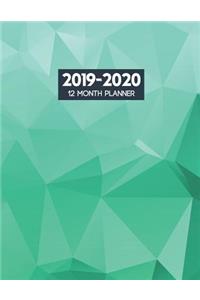 2019-2020 12 Month Planner