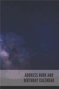 Address Book and Birthday Calendar