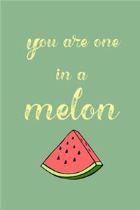 You are one in a melon