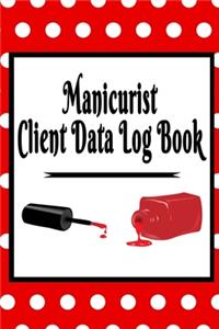 Manicurist Client Data Log Book