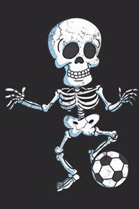 Halloween Soccer Zombie Football Journal Notebook