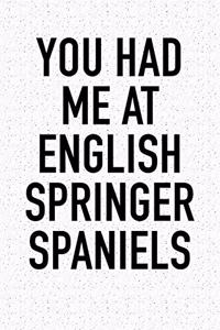 You Had Me at English Springer Spaniels