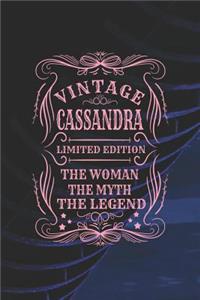 Vintage Cassandra Limited Edition the Woman the Myth the Legend