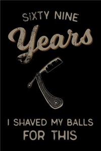 sixty nine Years I Shaved My Balls For This