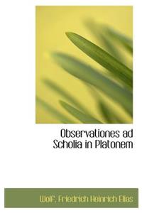 Observationes Ad Scholia in Platonem