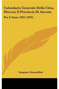 Calendario Generale Della Citta, Diocesi, E Provincia Di Ancona