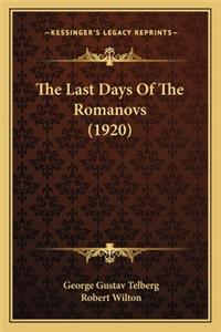 Last Days of the Romanovs (1920)