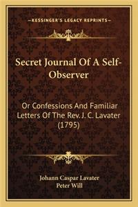 Secret Journal Of A Self-Observer