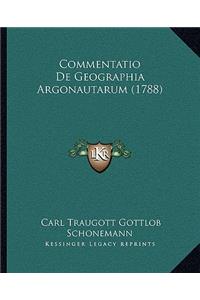Commentatio De Geographia Argonautarum (1788)