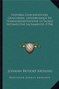Historia Concertationis Graecorum, Latinorumque De Transsubstantiatione In Sacrae Eucharistiae Sacramento (1754)