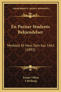 En Pariser Students Bekjendelser