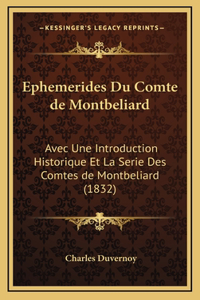 Ephemerides Du Comte de Montbeliard