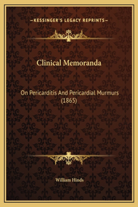 Clinical Memoranda