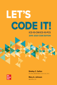 Loose Leaf for Let's Code It! ICD-10-CM/PCs 2019-2020 Code Edition