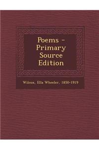Poems - Primary Source Edition