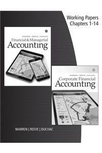 Working Papers for Warren/Reeve/Duchac's Corporate Financial Accounting, 14th