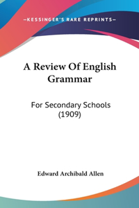 A Review of English Grammar