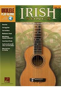Irish Songs - Ukulele Play-Along Vol. 18 Book/Online Audio