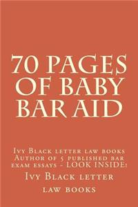 70 Pages of Baby Bar Aid